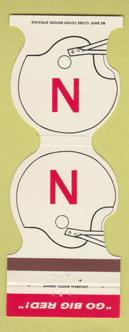 Matchbook Cover - Nebraska Cornhuskers 1982 Bank Columbus NE