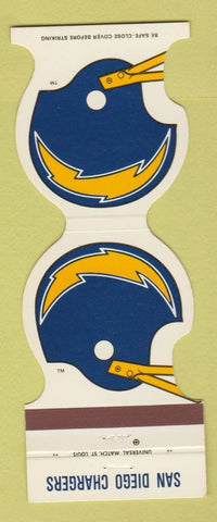 Matchbook Cover - San Diego Chargers Football 1981