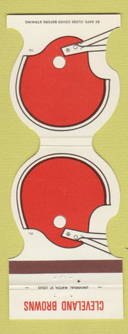 Matchbook Cover - Cleveland Browns Football 1982 Carrino's Medina OH