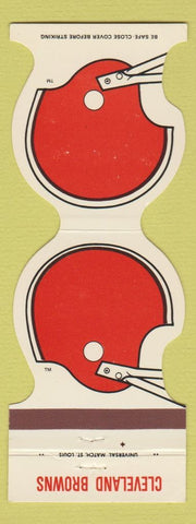 Matchbook Cover - Cleveland Browns Football 1984 Overite Trucking