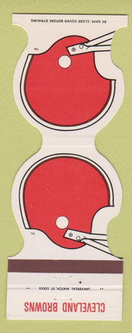 Matchbook Cover - Cleveland Browns Football 1982 Cambridge Lee Metal OH