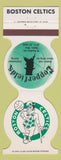 Matchbook Cover - Boston Celtics 1981 Copperfields Boston MA