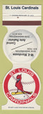 Matchbook Cover - St Louis Cardinals Baseball 1986 WE Warehouse Central Radiator