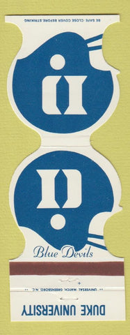 Matchbook Cover - Duke Blue Devils Football 1979 Piedmont AIrlines