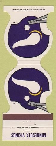 Matchbook Cover - Minnesota Vikings Football 1982 Barn Alexandria MN