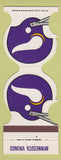 Matchbook Cover - Minnesota Vikings Football 1979 Bank Mora MN
