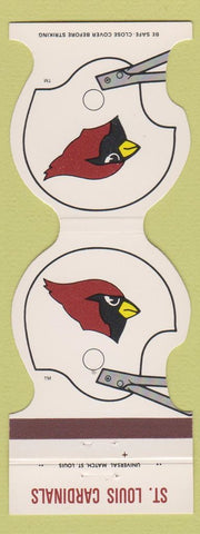 Matchbook Cover - St Louis Cardinals Football  1983 Central West End Savings
