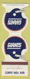 Matchbook Cover - New York Giants Football 1983 Northfield Hilton Troy MI
