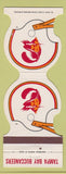 Matchbook Cover - Tampa Bay Buccaneers Football 1981 Bank Clearwater FL