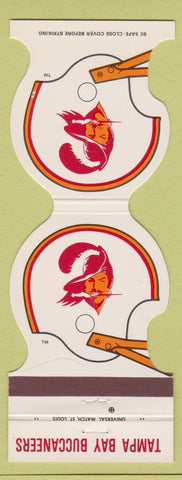 Matchbook Cover - Tampa Bay Buccaneers Football 1981 Bank Clearwater FL