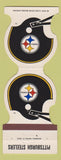Matchbook Cover - Pittsburgh Steelers Football 1986 Vynex Windows PA