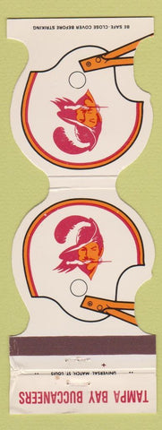 Matchbook Cover - Tampa Bay Buccaneers Football 1979 WEAR