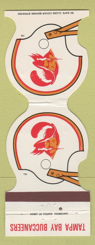 Matchbook Cover - Tampa Bay Buccaneers Football 1983 Central Bank Tampa FL