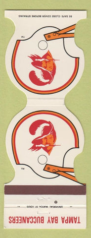 Matchbook Cover - Tampa Bay Buccaneers Football 1982 Tampa SCL Credit Union