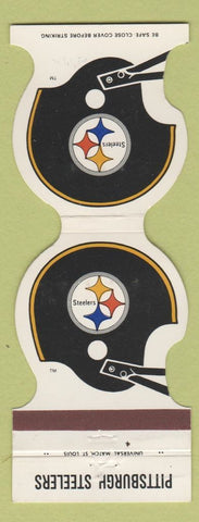 Matchbook Cover - Pittsburgh Steelers Football 1983 Hilton Hotel Troy MI