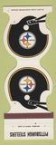Matchbook Cover - Pittsburgh Steelers Football 1983 7 17 Credit Union Warren MI
