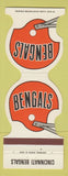 Matchbook Cover - Cincinnati Bengals Football 1980 Cottage Savings Cincinnati OH