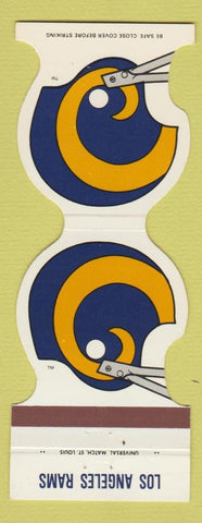 Matchbook Cover - Los Angeles Rams Football 1982 Casa Maria Mexican