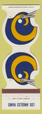 Matchbook Cover - Los Angeles Rams Football 1983