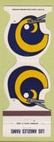 Matchbook Cover - Los Angeles Rams Football 1984