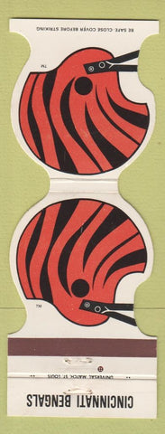 Matchbook Cover - Cincinnati Bengals Football 1982 Bank Florence KY