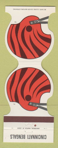 Matchbook Cover - Cincinnati Bengals Football 1983 Bank Florence KY