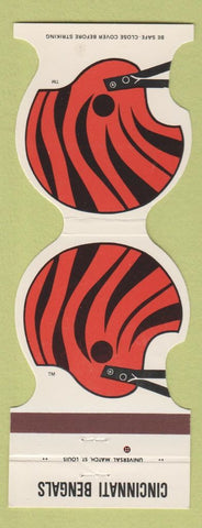 Matchbook Cover - Cincinnati Bengals Football 1984 Northern KY Bank & Trust