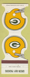 Matchbook Cover - Green Bay Packers Football 1982 Hilton Troy MI