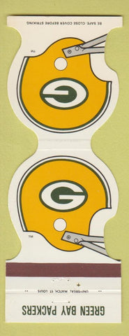 Matchbook Cover - Green Bay Packers Football 1982 Hilton Troy MI