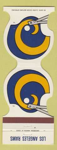 Matchbook Cover - Los Angeles Rams Football 1984 Casey's Orange CA restaurant