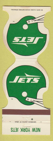 Matchbook Cover - New York Jets Football 1981 Holiday Inn Westbury NY WEAR