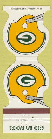 Matchbook Cover - Green Bay Packers Football 1985 M&I Bank Watertown WI
