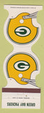 Matchbook Cover - Green Bay Packers Football 1984 Wendlandt Roofing Appleton WI