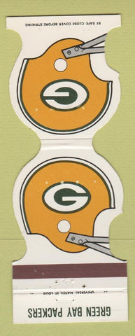 Matchbook Cover - Green Bay Packers Football 1979 Bank Bangor WI WEAR