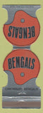 Matchbook Cover - Cincinnati Bengals Football 1972 Schedule Hunter Savings