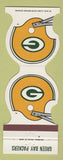 Matchbook Cover - Green Bay Packers Football 1985 Coulee Golf Bowl Onalaska WI