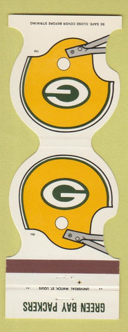 Matchbook Cover - Green Bay Packers Football 1981 Ettco Wire Ridgewood NY