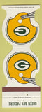 Matchbook Cover - Green Bay Packers Football 1984 Trane Employees Credit Union
