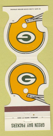 Matchbook Cover - Green Bay Packers Football 1984 Grosenicks Restaurant