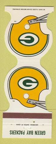 Matchbook Cover - Green Bay Packers Football 1983 Ho Sete Mavericks Italian