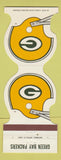 Matchbook Cover - Green Bay Packers Football 1983 Coulee Golf Bowl Onalaska WI