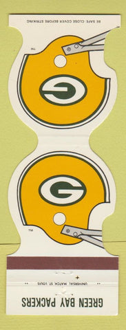Matchbook Cover - Green Bay Packers Football 1983 Coulee Golf Bowl Onalaska WI