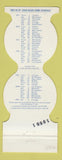 Matchbook Cover - St Louis Blues Hockey 1982-83