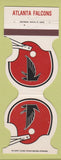 Matchbook Cover - Atlanta Falcons Football 1980 Rusty's Marietta GA