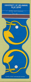 Matchbook Cover University of Delaware Blue Hens Football First Federal Savings