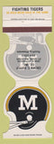 Matchbook Cover - Missouri Tigers Football 1985 Crown Supply St Louis MO