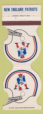 Matchbook Cover - New England Patriots Football 1980 Chelsea Savings Norwich CT