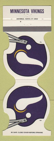 Matchbook Cover - Minnesota Vikings Football 1987 Hilton Troy MI