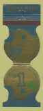 Matchbook Cover - Notre Dame Irish Football 1980 Trophy Lady South Bend IN