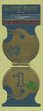 Matchbook Cover - Notre Dame Irish Football 1983 Holiday Inn South Bend IN